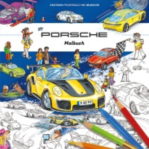 Porsche Malbuch für Kinder idegen