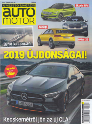 Szabó Róbert (főszerk.): Autó-motor 2019/ 1-26. (teljes évfolyam, lapszámonként) antikvár