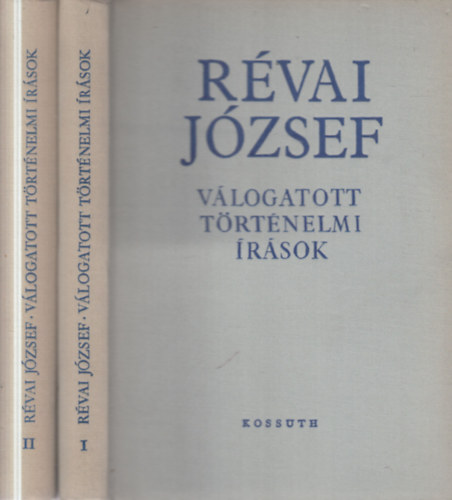 Révai József: Válogatott történelmi írások I-II. antikvár