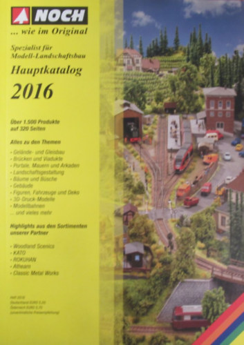 NOCH... wie im Original Spezialist für Modell-Landschaftbau Hauptkatalog 2016 antikvár