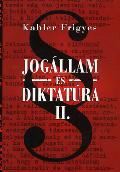 Jogállam és diktatúra II. akciós termékkép 1