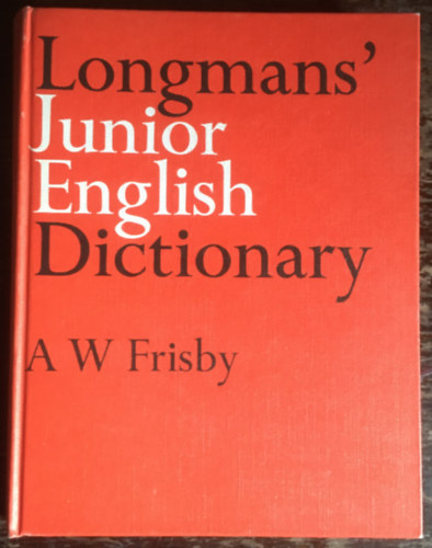 Longmans' Junior English Dictionary antikvár