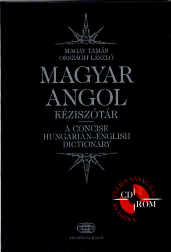 Magay Tamás-Országh László: Magyar-angol kéziszótár (Magay-Országh)+CD könyv