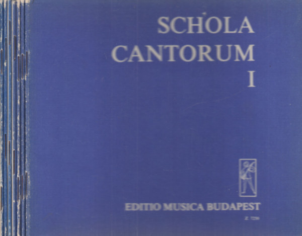 Fodor Ákos: Schola Cantorum I-VIII. (hiány: II. füzet)- 7 db. füzet antikvár