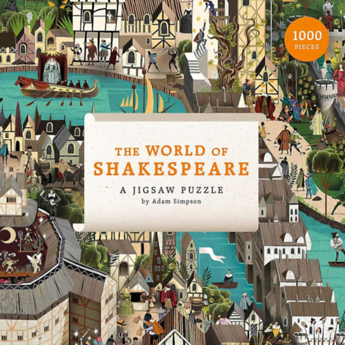 The World of Shakespeare - 1000 Piece Jigsaw Puzzle játékkártya