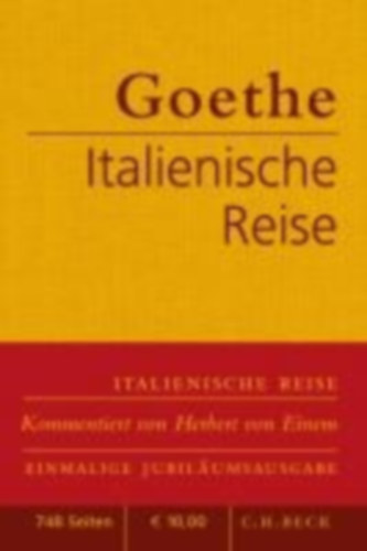 Goethe, Johann Wolfgang von: Italienische Reise idegen
