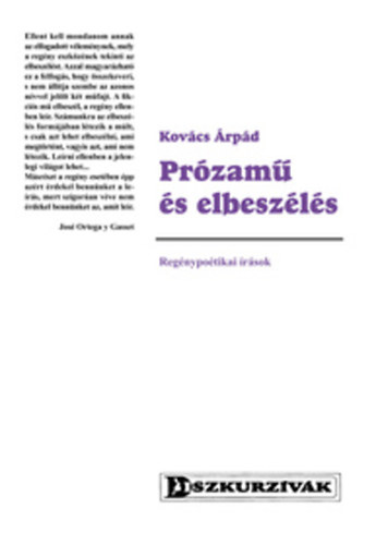 Kovács Árpád (szerk.): Prózamű és elbeszélés antikvár