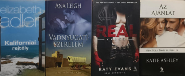 Katie Ashley, Katy Evans, Elisabeth Adler, Ana Leigh: Romantikus könyvcsomag antikvár