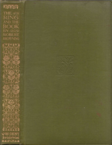 Robert Browning: The Ring and the Book antikvár