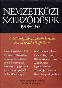 Halmosy Dénes: Nemzetközi szerződések 1918-1945 antikvár
