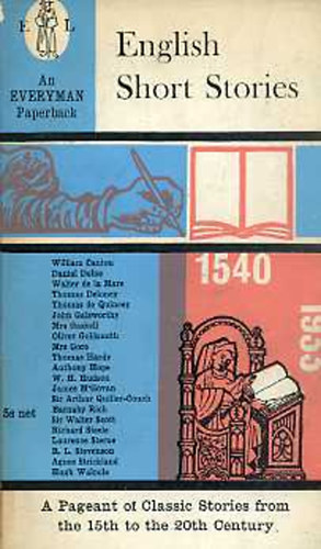 Everyman's Library: English short Stories (anthology) antikvár