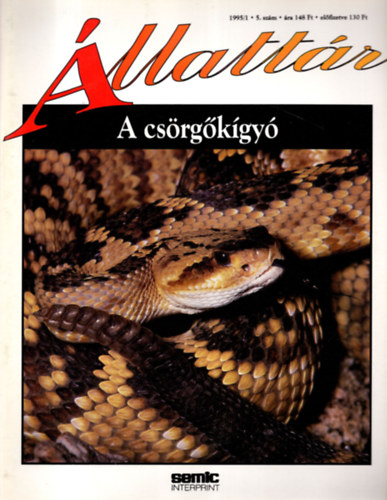 Állattár - A csörgőkígyó antikvár