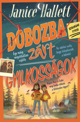 Janice Hallett: Dobozba zárt gyilkosságok könyv