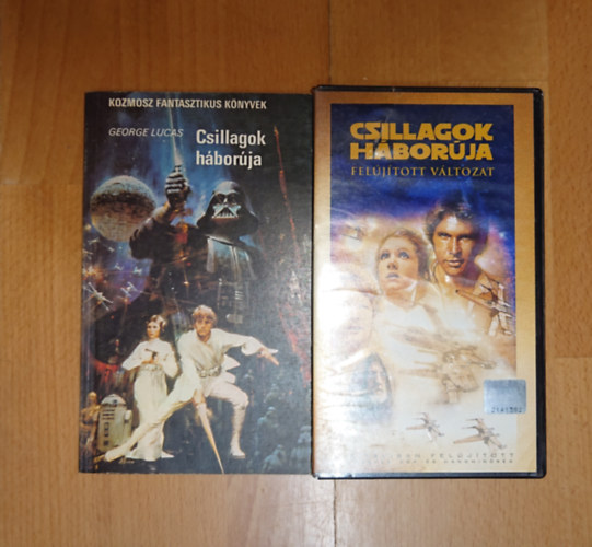 George Lucas: Csillagok háborúja csomag: Csillagok háborúja (könyv) + Csillagok háborúja (VHS - Felújított változat) antikvár