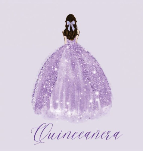 Bell, Lulu And: Quinceanera Guest Book with purple dress (hardback) idegen