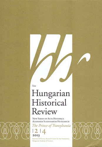 The Hungarian Historical Review 2/4 könyv