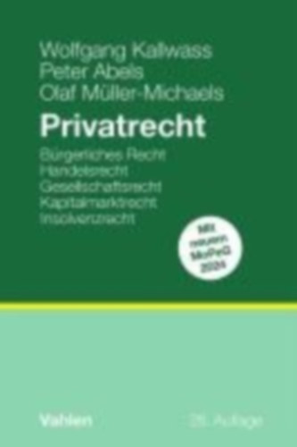 Kallwass, Wolfgang - Abels, Peter - Müller-Michaels, Olaf: Privatrecht idegen