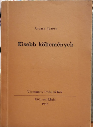 Arany János: Kisebb költemények antikvár