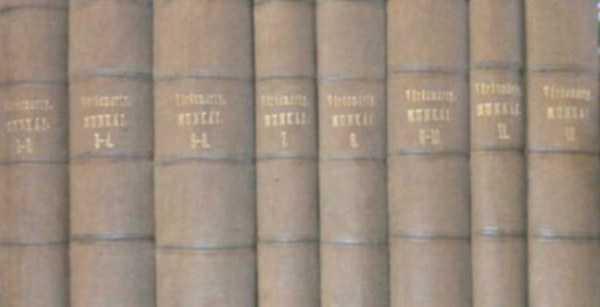 Vörösmarty Mihály: Vörösmarty minden munkái 1-12. teljes (8 kötetben, szép állapot) antikvár