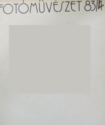Fábián László: Fotóművészet 83/4 antikvár
