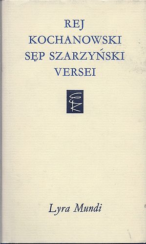 Rej, Kochanowski, Sep Szarzynski versei (Lyra Mundi) antikvár