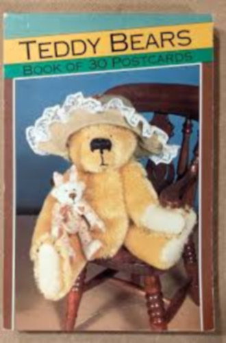 Teddy Bears Book of 30 Postcards antikvár