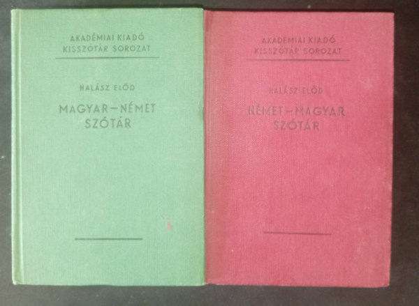 Halász Előd: Magyar-Német szótár + Német-Magyar szótár antikvár