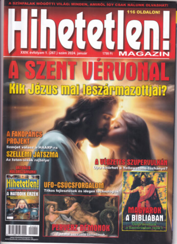 Hihetetlen magazin XXIV. évfolyam 1. (267.) szám 2024. január antikvár