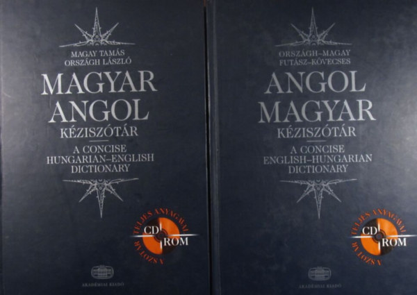 Magay Tamás-Országh László: Angol-magyar és magyar-angol kéziszótár I-II. antikvár