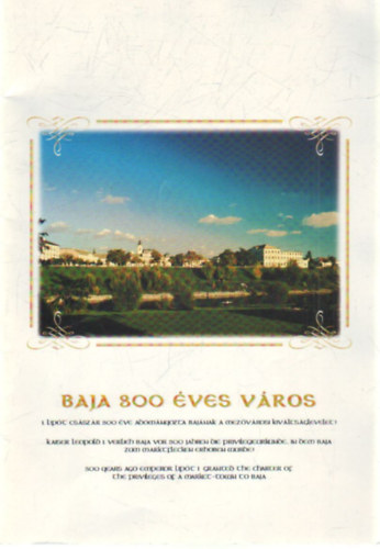 Baja 800 éves város antikvár