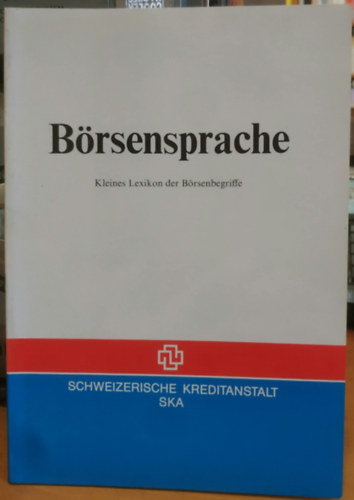 Börsensprache (Tözsdei szakkifejezések) antikvár