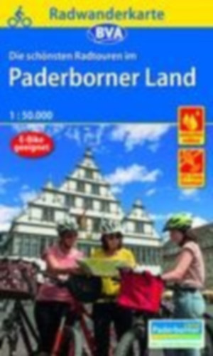 Radwanderkarte BVA Die schönsten Radtouren im Paderborner Land 1:50.000, reiß- und wetterfest, GPS-Tracks Download idegen