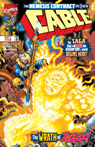 Joe Casey, Jose Ladronn: Cable #59 - The Nemesis Contract 1/4. antikvár