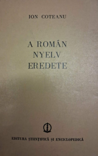 A román nyelv eredete antikvár