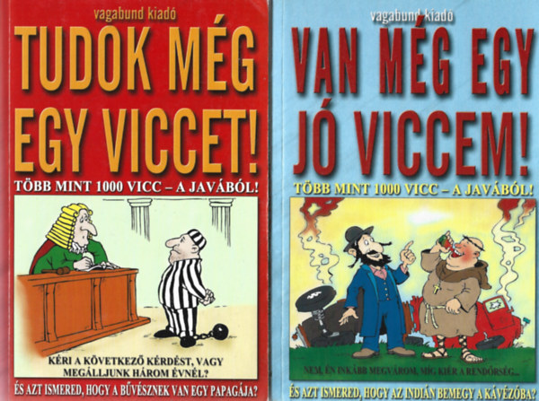 Szöllősi Péter (szerk.): 2 db könyv, Tudok még egy viccet!, Van még egy jó viccem! könyv
