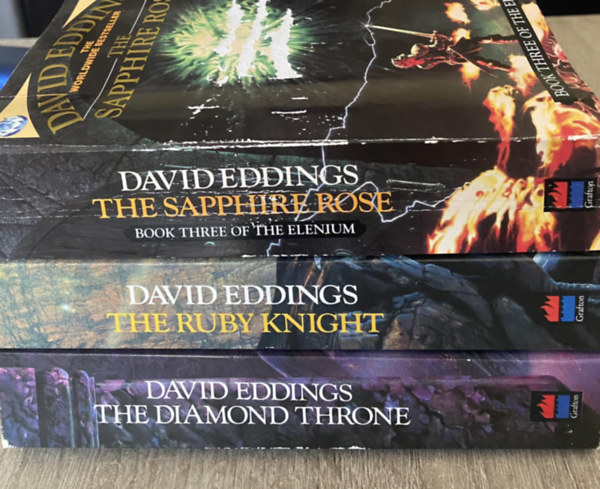 David Eddings: The Elenium 1-3: The Diamond Throne + The Ruby Knight + The Sapphire Rose antikvár