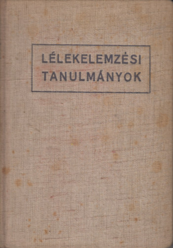 Lélekelemzési tanulmányok (Dolgozatok a pszichoanalízis főbb kérdéseiről)- Sigmund Freud bevezetőjével antikvár