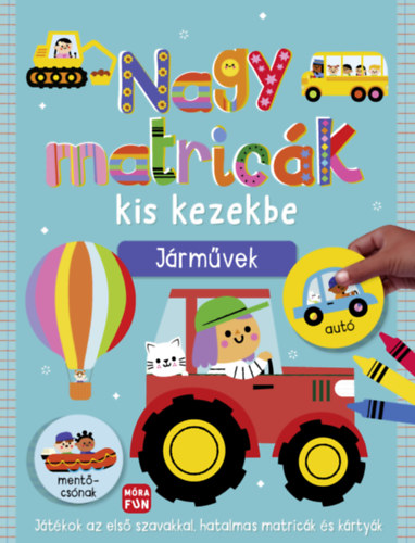 Nagy matricák kis kezekbe - Járművek akciós termékkép 1