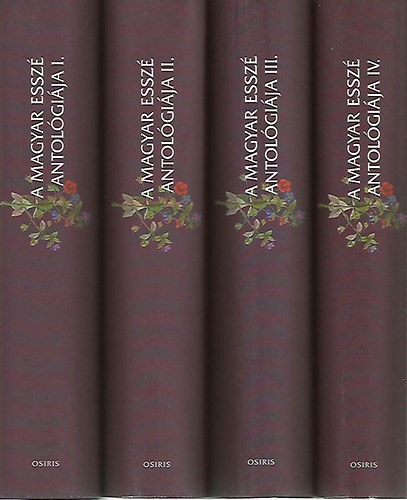 Takáts József (szerk.): A magyar esszé antológiája I-IV. antikvár