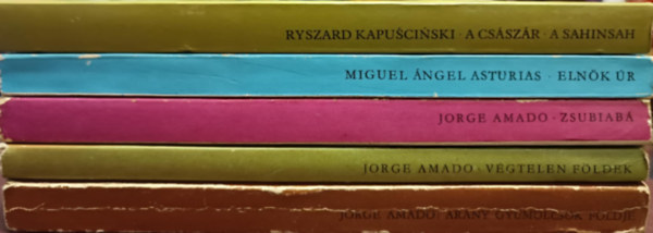Ryszard Kapuscinski, Miguel Angel Asturias, Jorge Amando: Európa zsebkönyvek könyvcsomag antikvár