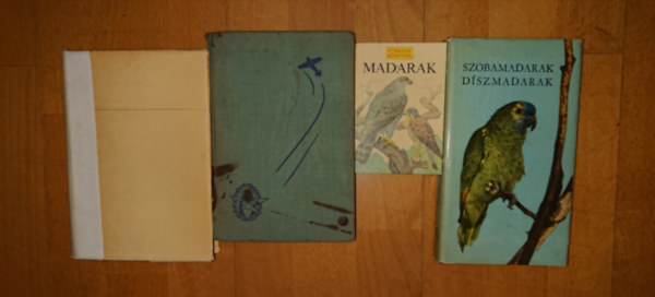 Dr. Pásztor Lajos, Peterson-Mountfort-Hollom, Svachulay Sándor: 4 könyv a madarakról: A természet aviatikusai, Európa madarai, Madarak, Szobamadarak, Díszmadarak antikvár