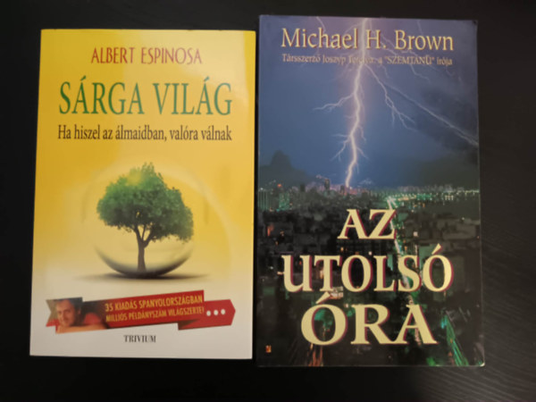 Az utolsó óra +Sárga világ 2db antikvár