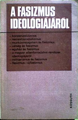 A fasizmus ideológiájáról antikvár