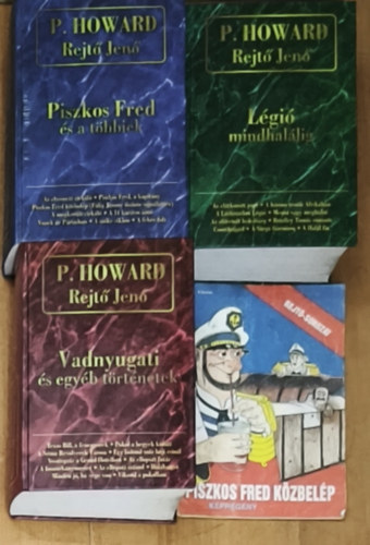 Rejtő Jenő, P. Howard (Rejtő Jenő): Rejtő Jenő Összegyűjtött művei I-III. + ajándék képregény: Piszkos Fred közbelép-Képregény antikvár