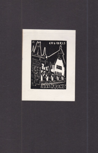 Ex Libris - Illi Franz (eredeti nyomat) antikvár