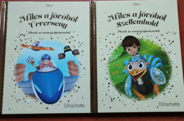 Walt Disney: 2db Miles könyv-Mesék az aranygyűjteményből-Miles a jövőből, űrverseny+Szellemhold antikvár