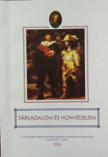Társadalom és honvédelem 2006. X. évf. 1. szám antikvár