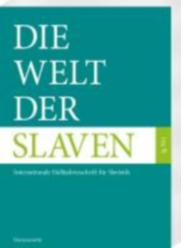 Die Welt der Slaven 70 (2025) 1 idegen