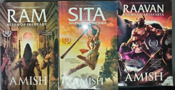 Amish: Complete Ram Chandra Trilogy: I. Ram Scion of Ikshvaku / II. Sita Warrior of Mithila / III. Raavan  Enemy of Aryavarta antikvár