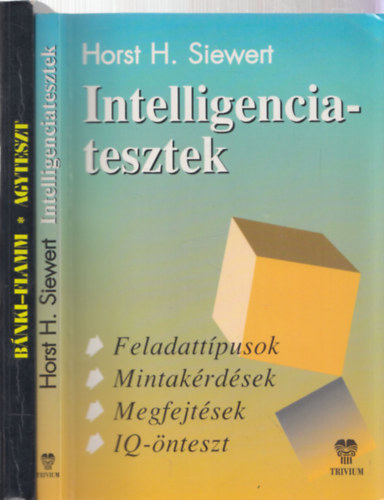 Horst H. Siewert, Bánki-Flamm: 2 db. pszichológiai kötet ( Intelligenciatesztek + Agyteszt ) - önismeret antikvár